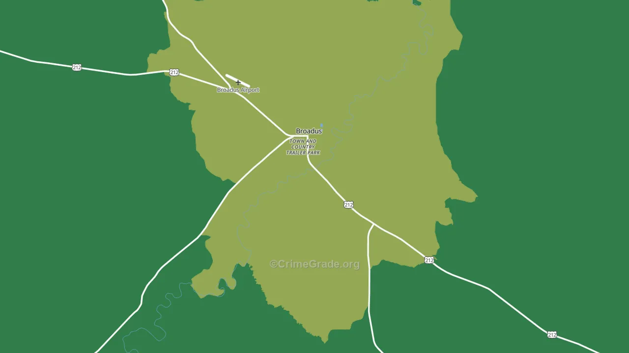 59317, MT Map of Vehicle Theft Rates