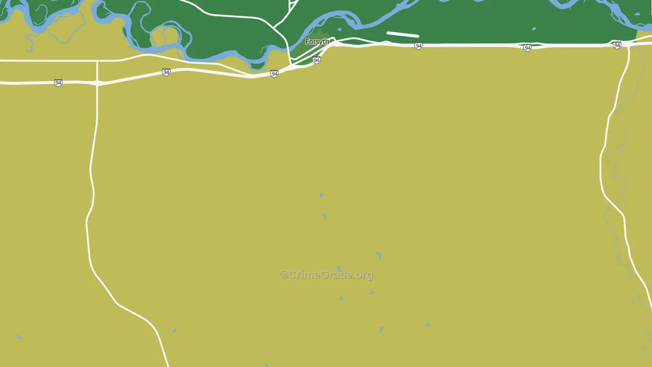 59327, MT Map of Vehicle Theft Rates