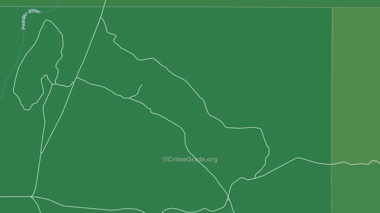 59345, MT Map of Vehicle Theft Rates