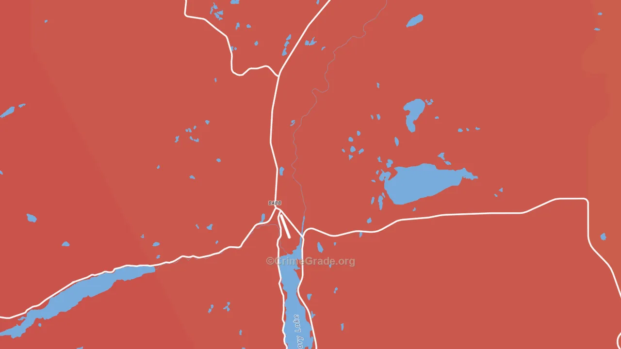 59411, MT Map of Vehicle Theft Rates