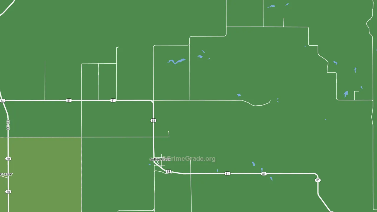 59424, MT Map of Vehicle Theft Rates