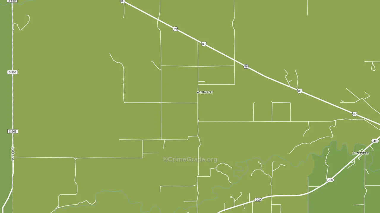 59443, MT Map of Vehicle Theft Rates