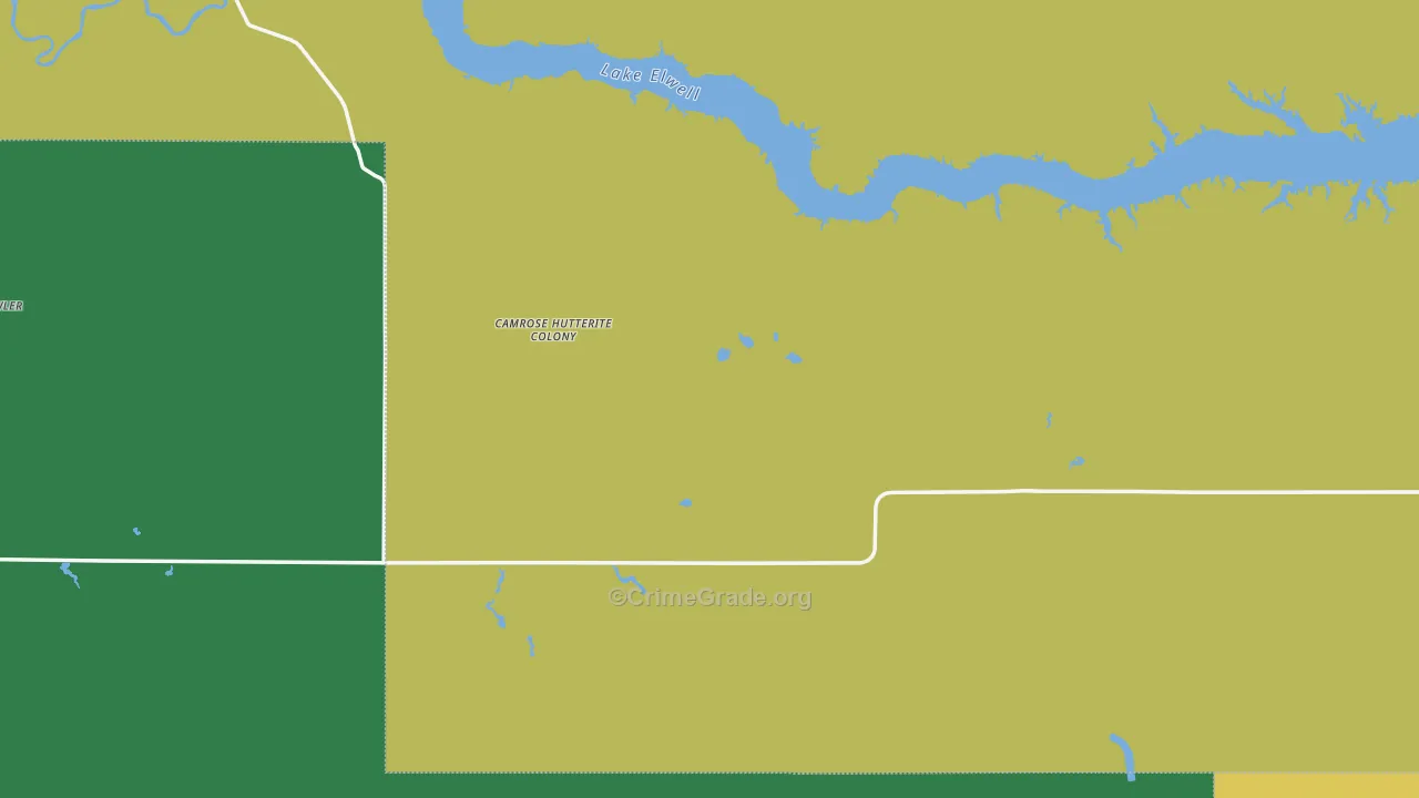 59456, MT Map of Vehicle Theft Rates