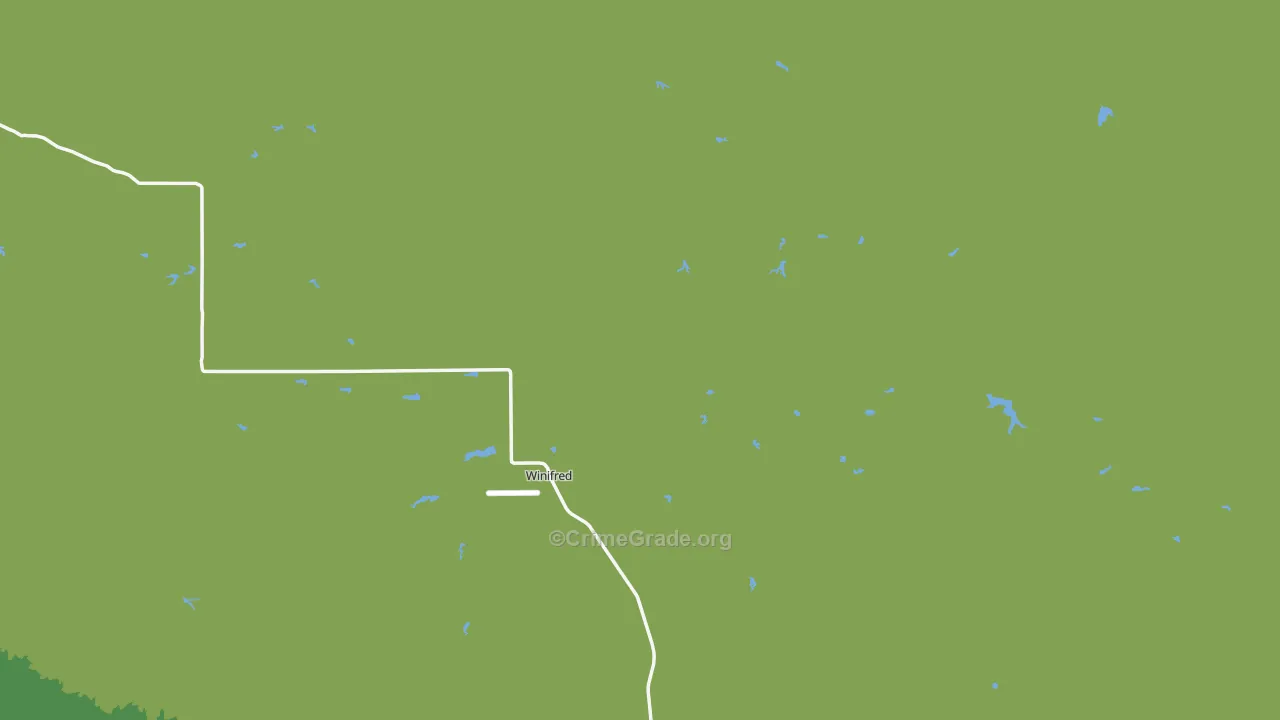 59489, MT Map of Vehicle Theft Rates