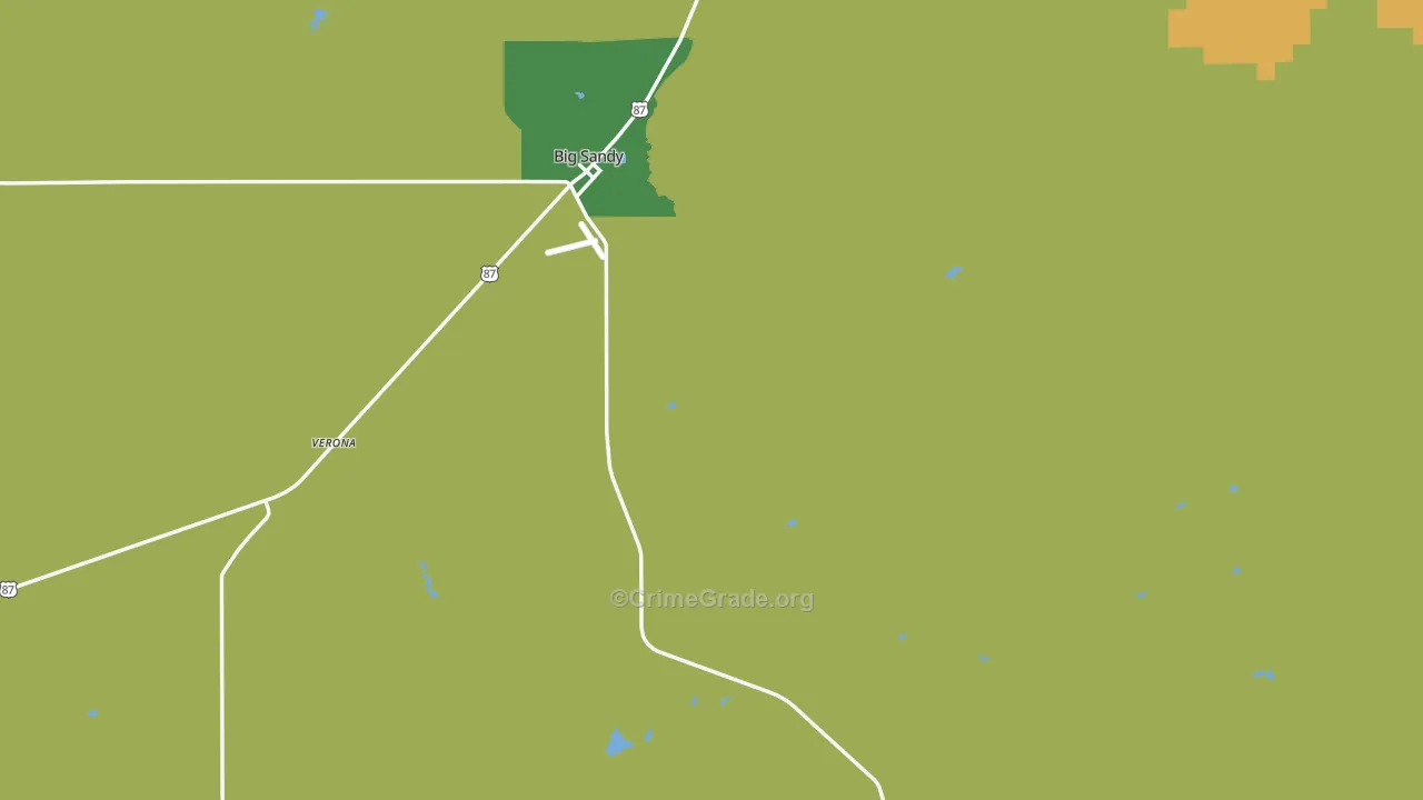 59520, MT Map of Vehicle Theft Rates