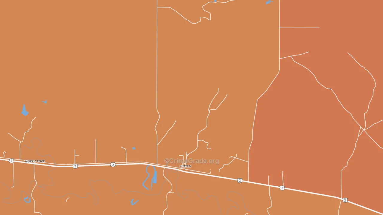 59547, MT Map of Vehicle Theft Rates