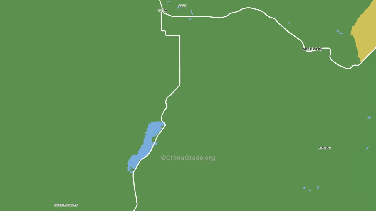 59710, MT Map of Vehicle Theft Rates