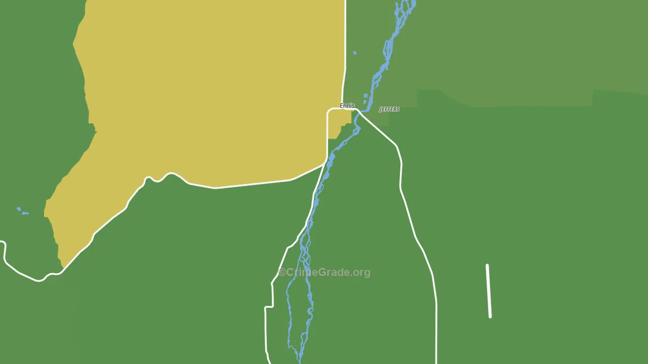 59729, MT Map of Vehicle Theft Rates