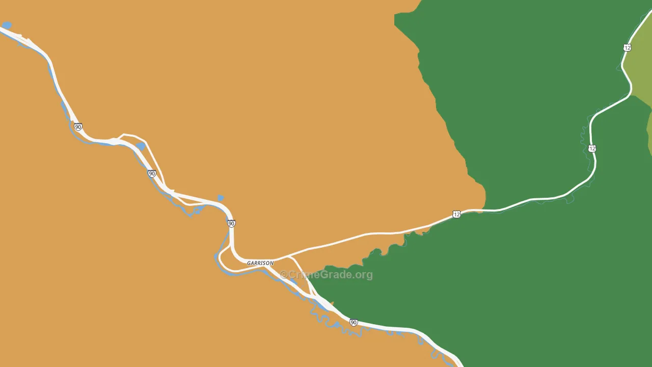 59731, MT Map of Vehicle Theft Rates