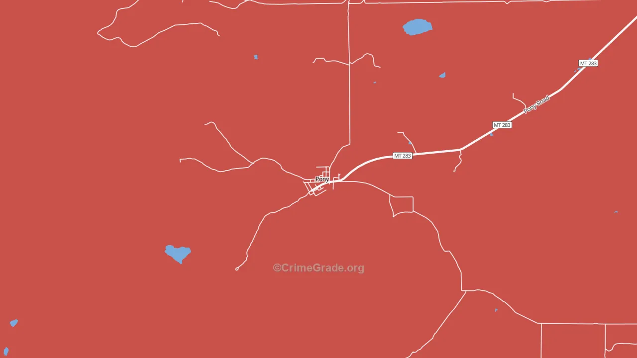 59747, MT Map of Vehicle Theft Rates