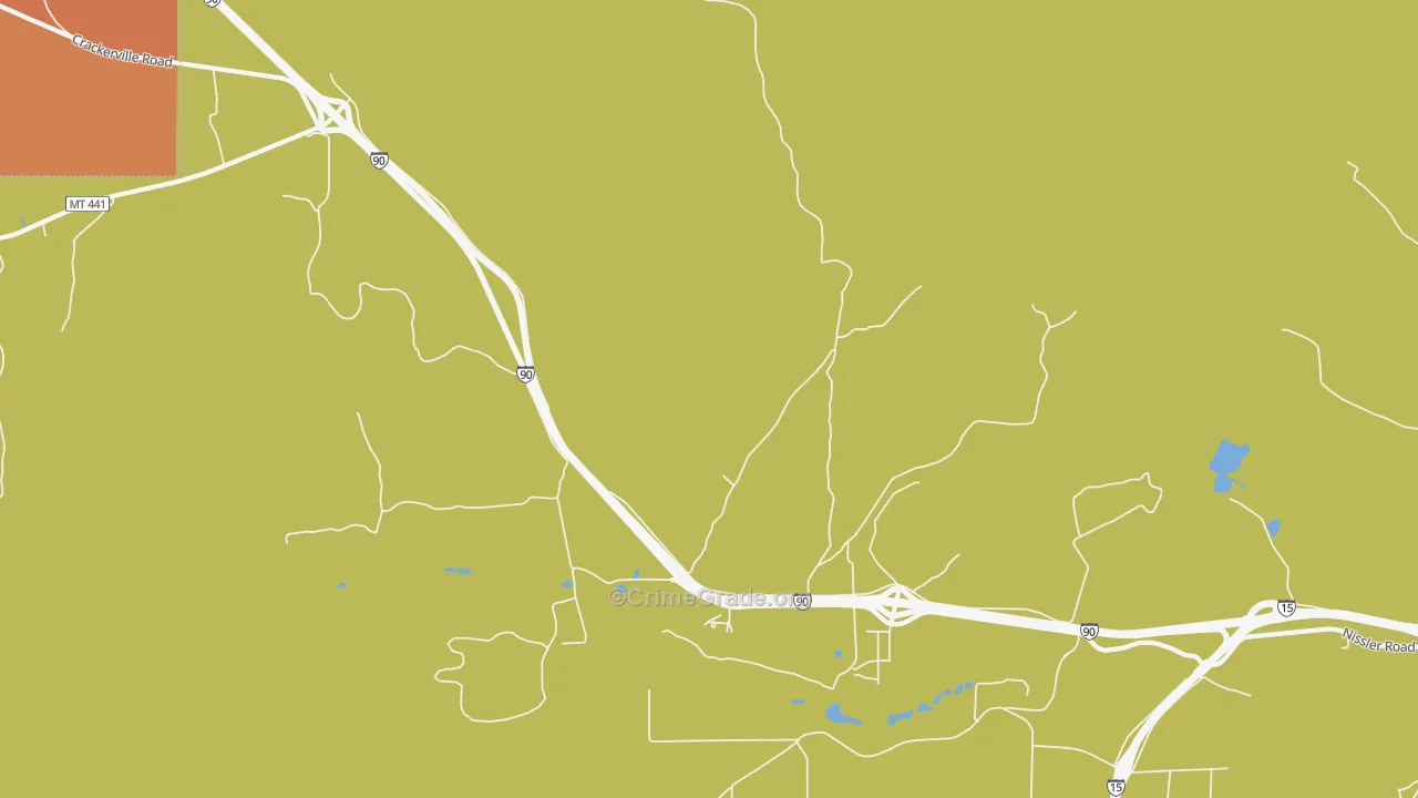 59748, MT Map of Vehicle Theft Rates