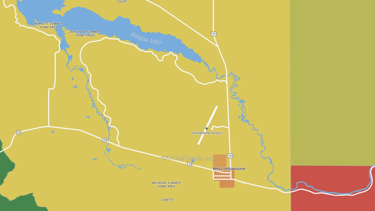 59758, MT Map of Vehicle Theft Rates