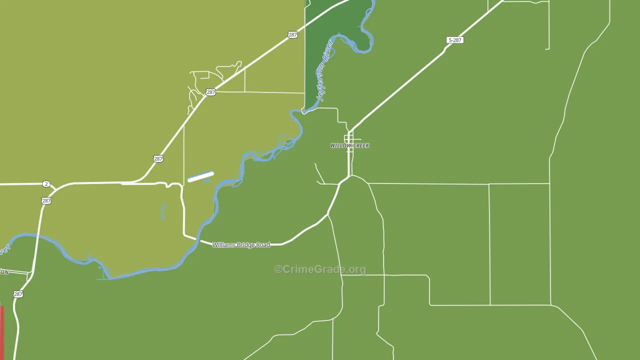 59760, MT Map of Vehicle Theft Rates