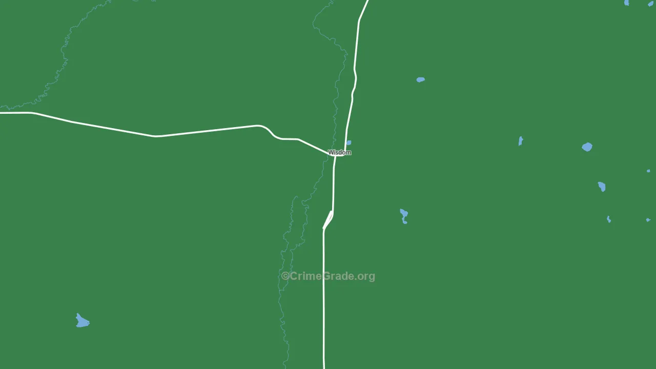 59761, MT Map of Vehicle Theft Rates