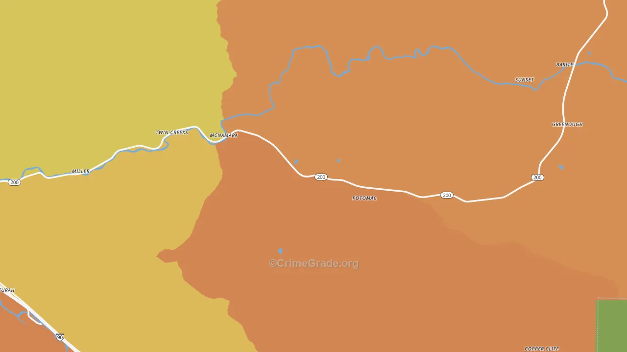 59823, MT Map of Vehicle Theft Rates