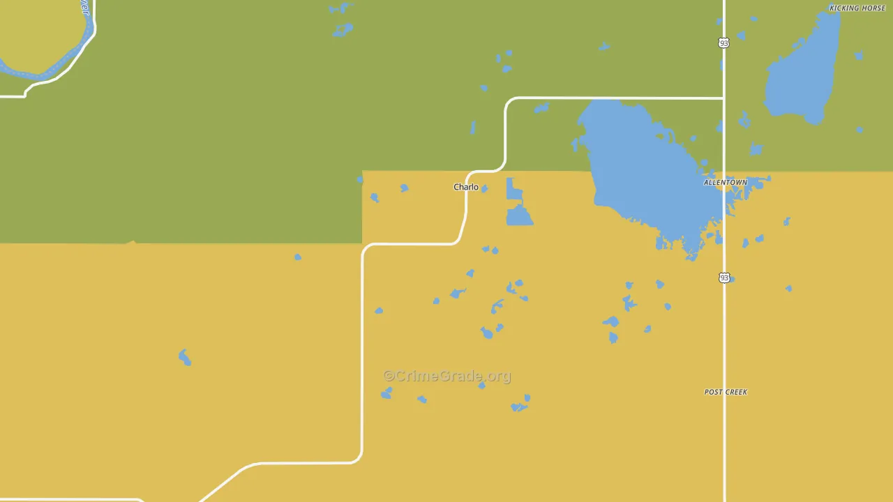 59824, MT Map of Vehicle Theft Rates