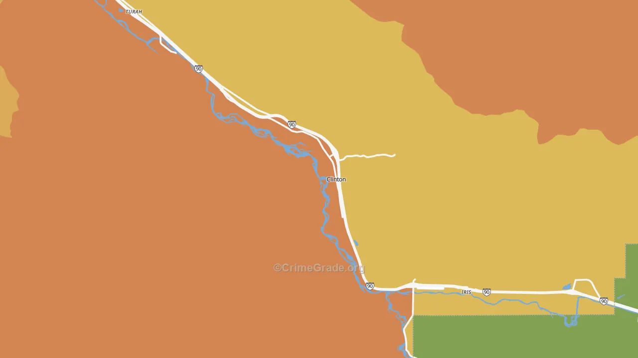 59825, MT Map of Vehicle Theft Rates