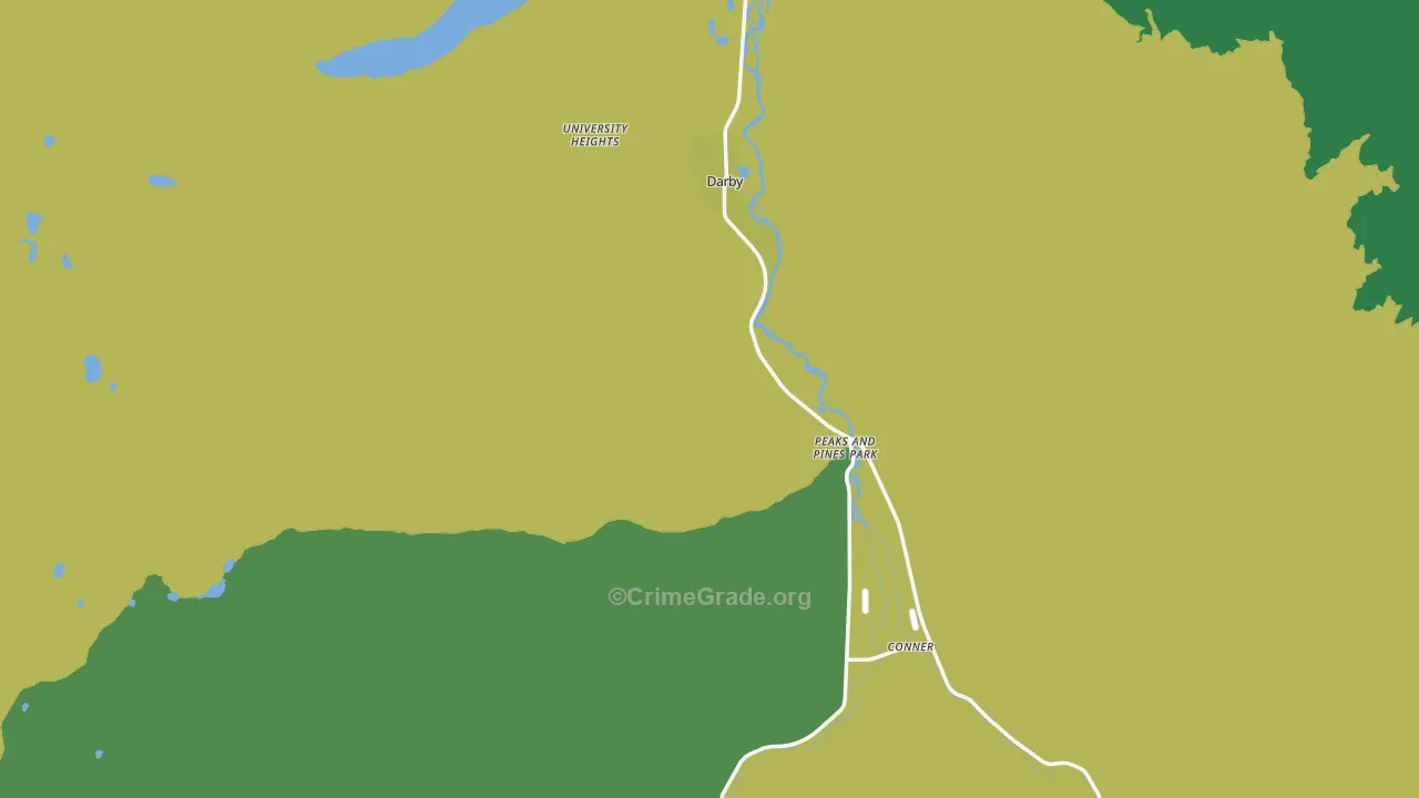 59829, MT Map of Vehicle Theft Rates