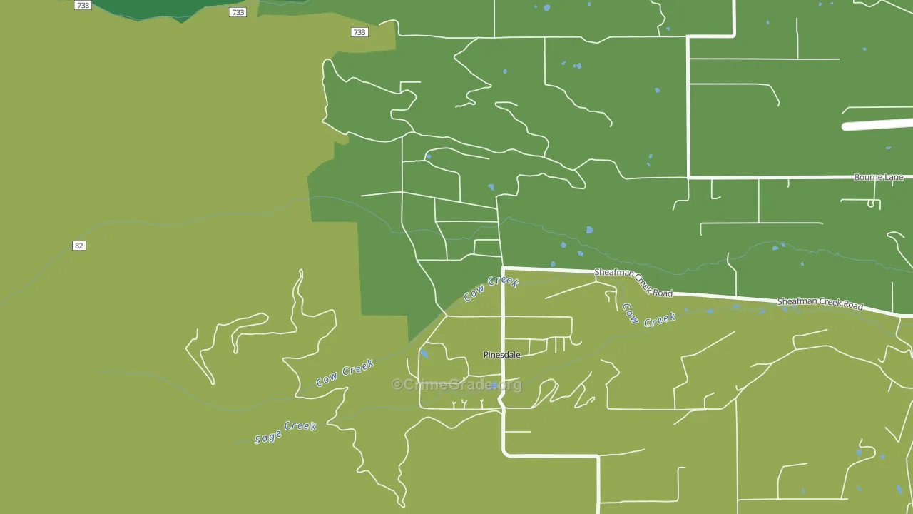 59841, MT Map of Vehicle Theft Rates