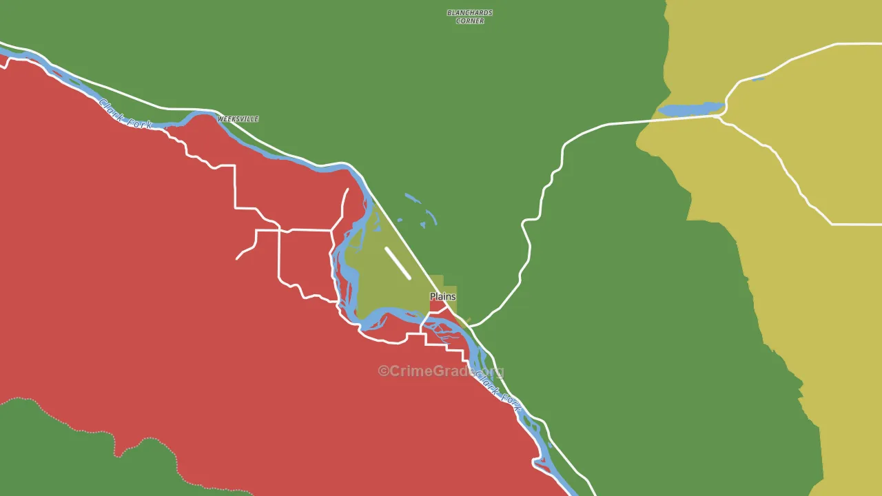 59859, MT Map of Vehicle Theft Rates
