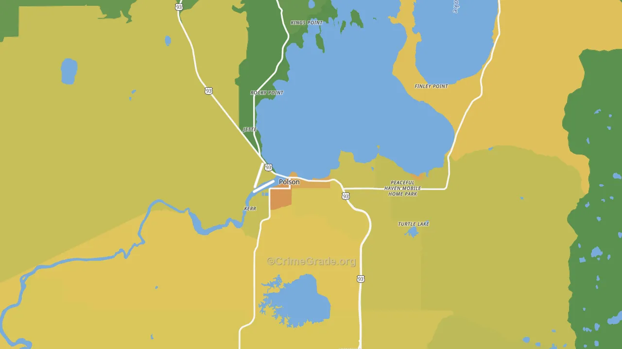 59860, MT Map of Vehicle Theft Rates
