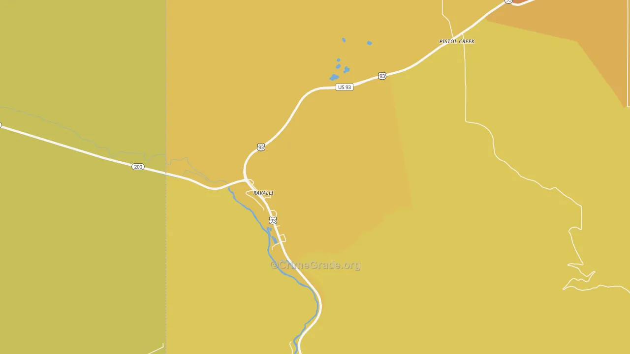 59863, MT Map of Vehicle Theft Rates