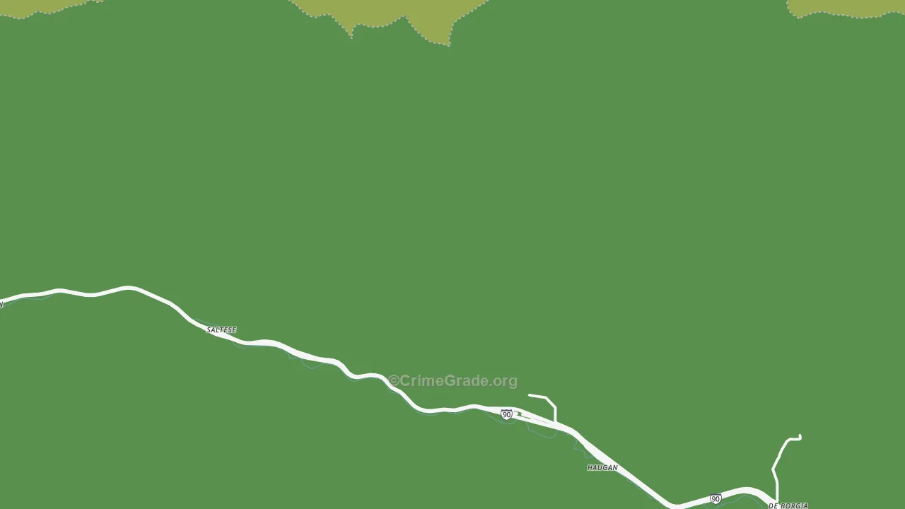 59867, MT Map of Vehicle Theft Rates