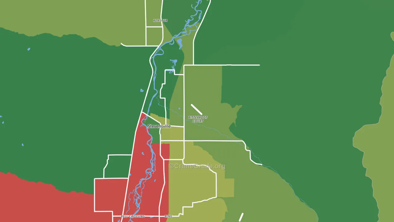 59870, MT Map of Vehicle Theft Rates