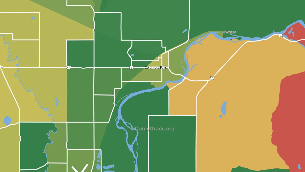 59912, MT Map of Vehicle Theft Rates
