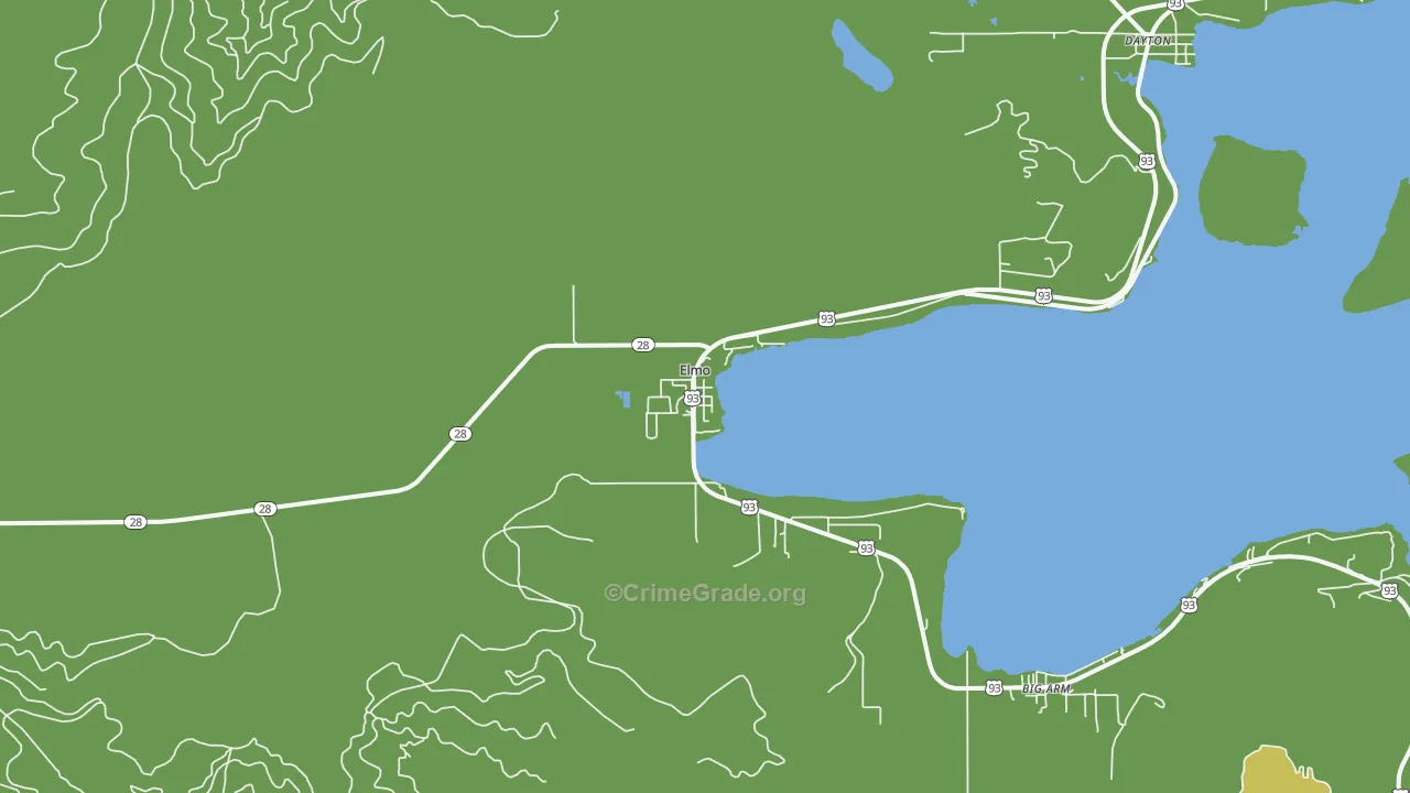 59915, MT Map of Vehicle Theft Rates
