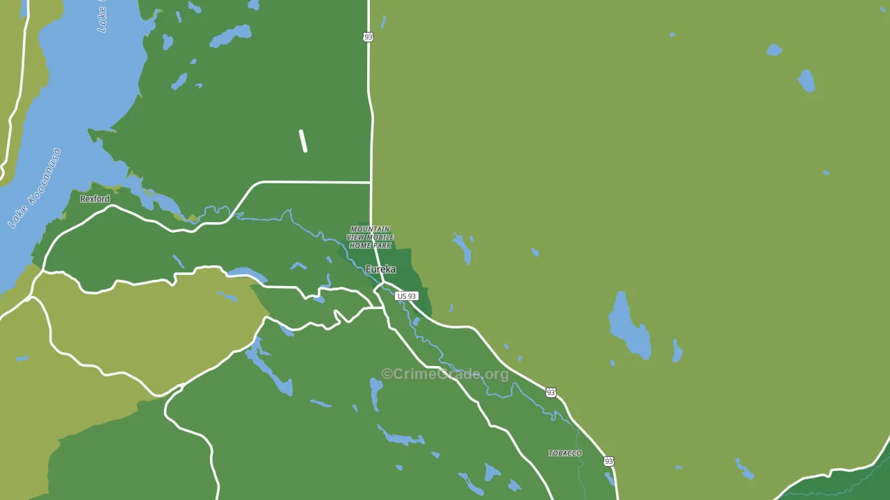 59917, MT Map of Vehicle Theft Rates
