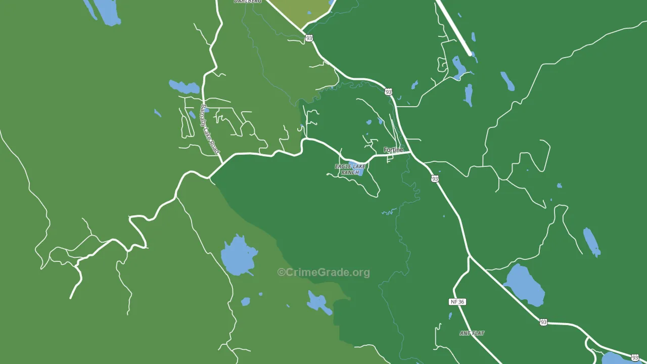 59918, MT Map of Vehicle Theft Rates