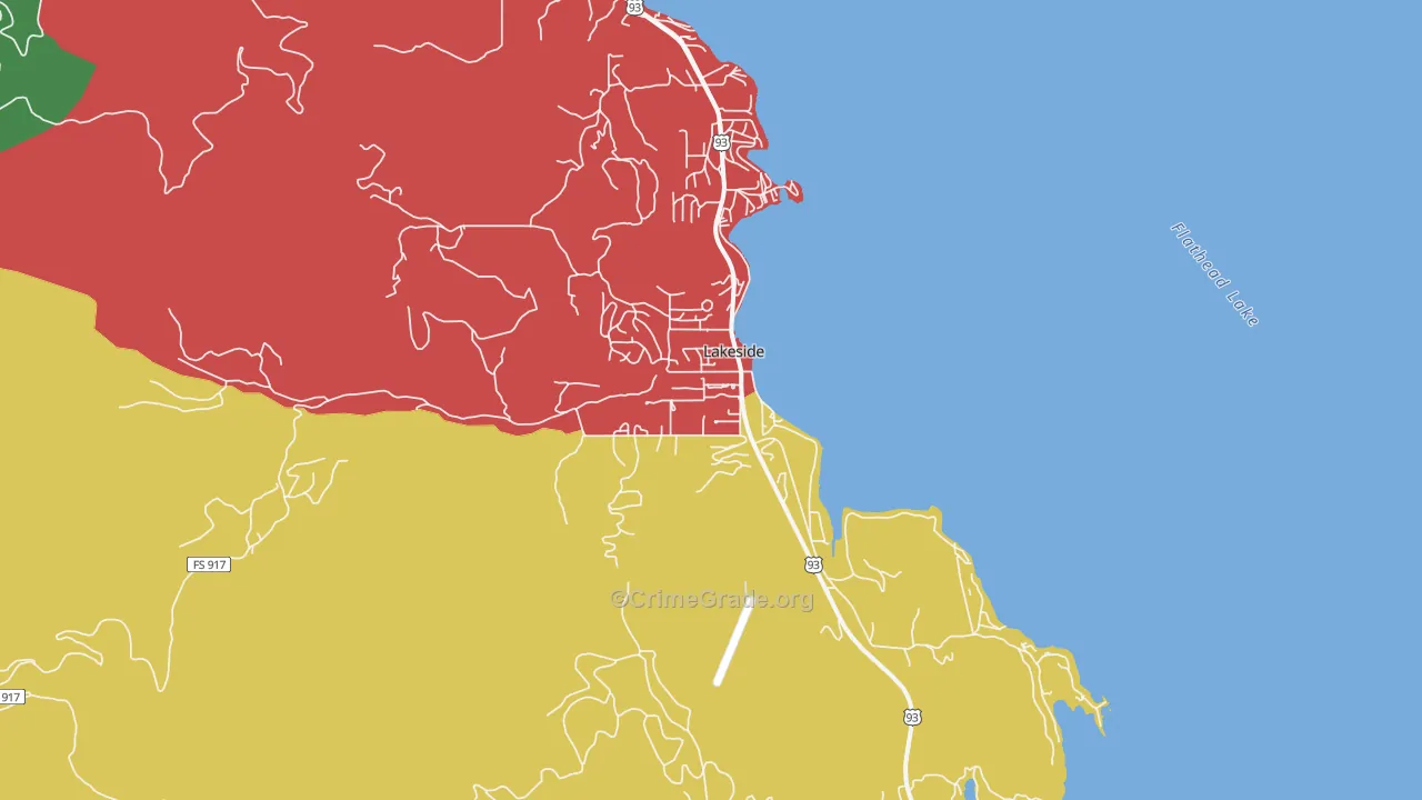 59922, MT Map of Vehicle Theft Rates
