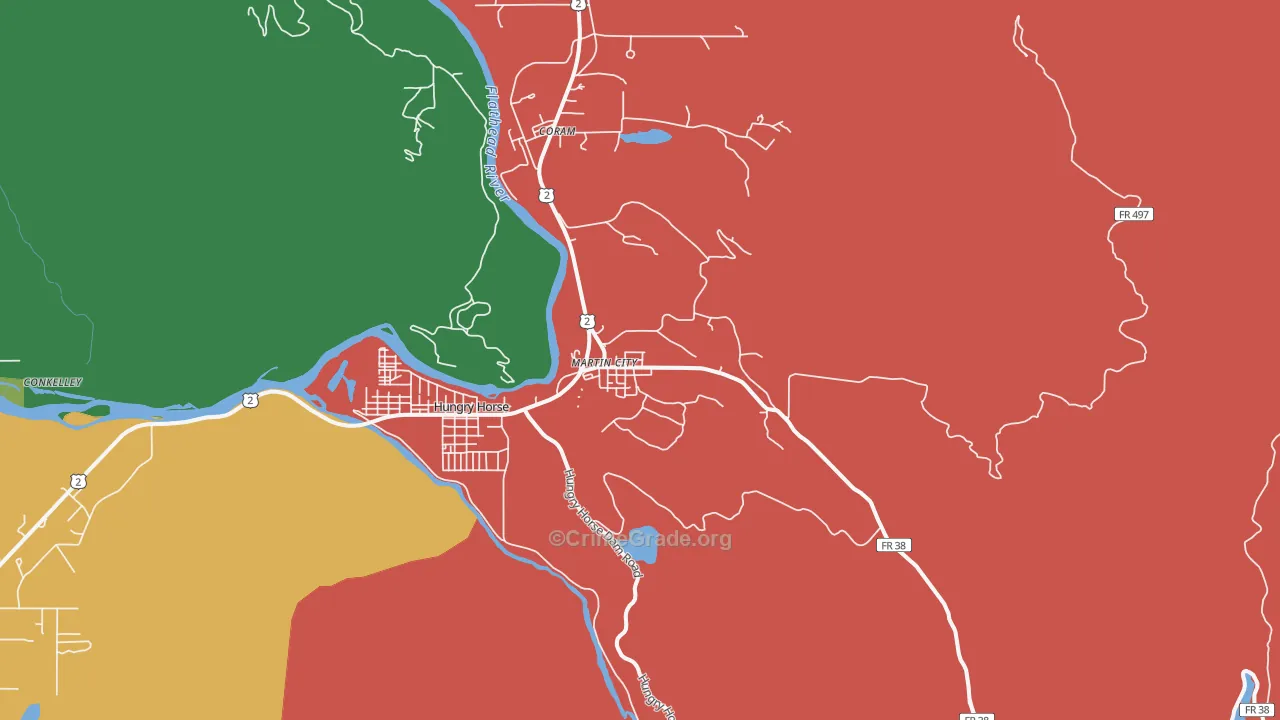 59926, MT Map of Vehicle Theft Rates