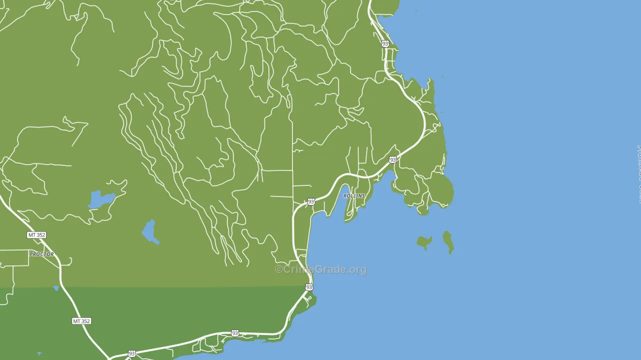 59931, MT Map of Vehicle Theft Rates
