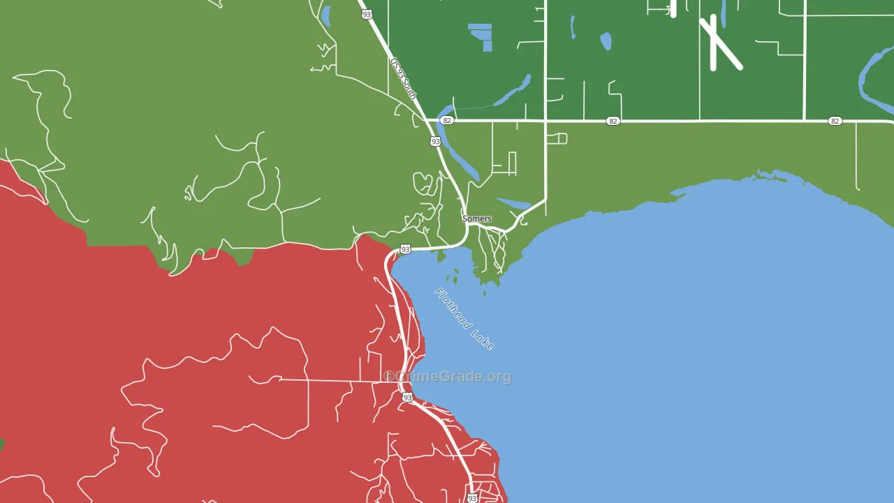 59932, MT Map of Vehicle Theft Rates