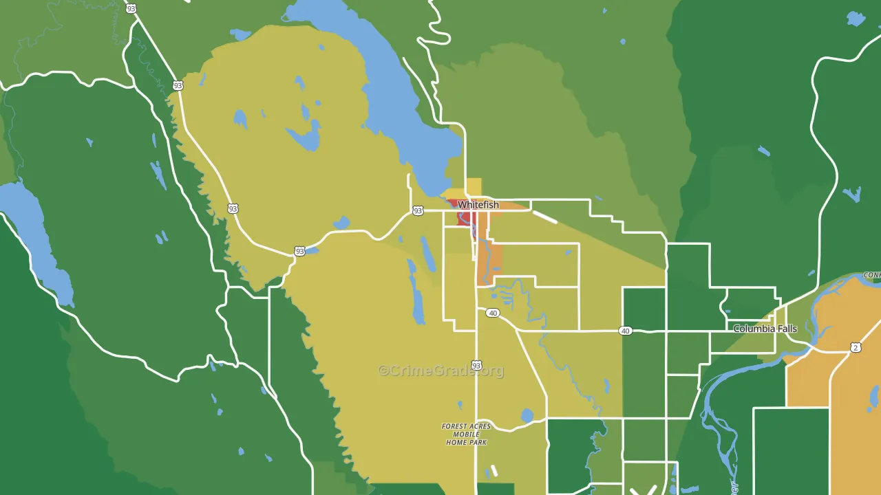 59937, MT Map of Vehicle Theft Rates