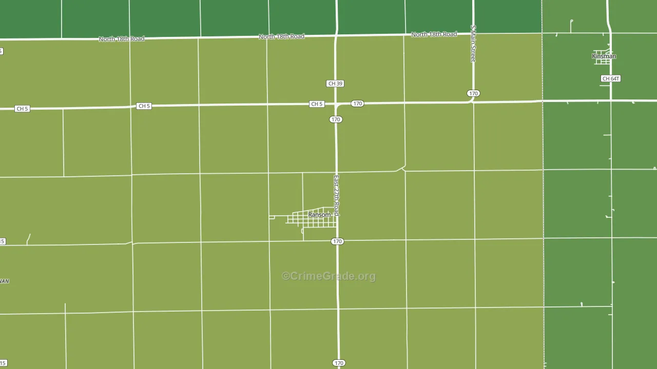 60470, IL Map of Vehicle Theft Rates