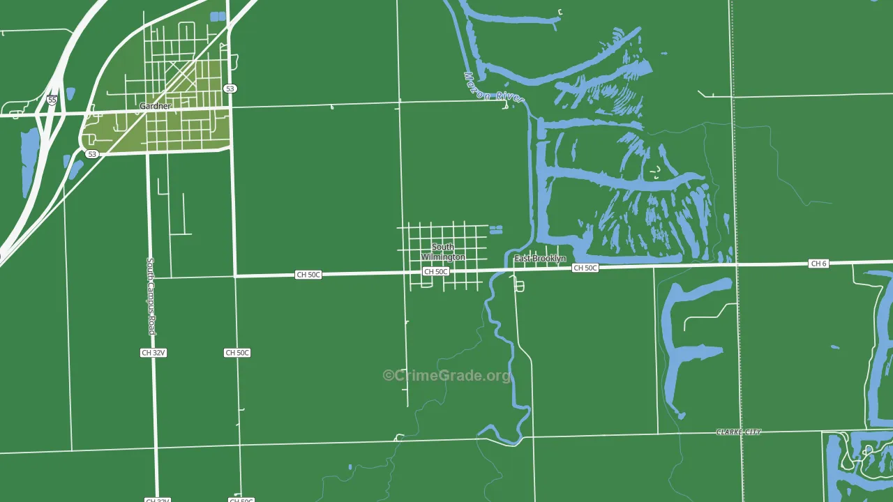 60474, IL Map of Vehicle Theft Rates