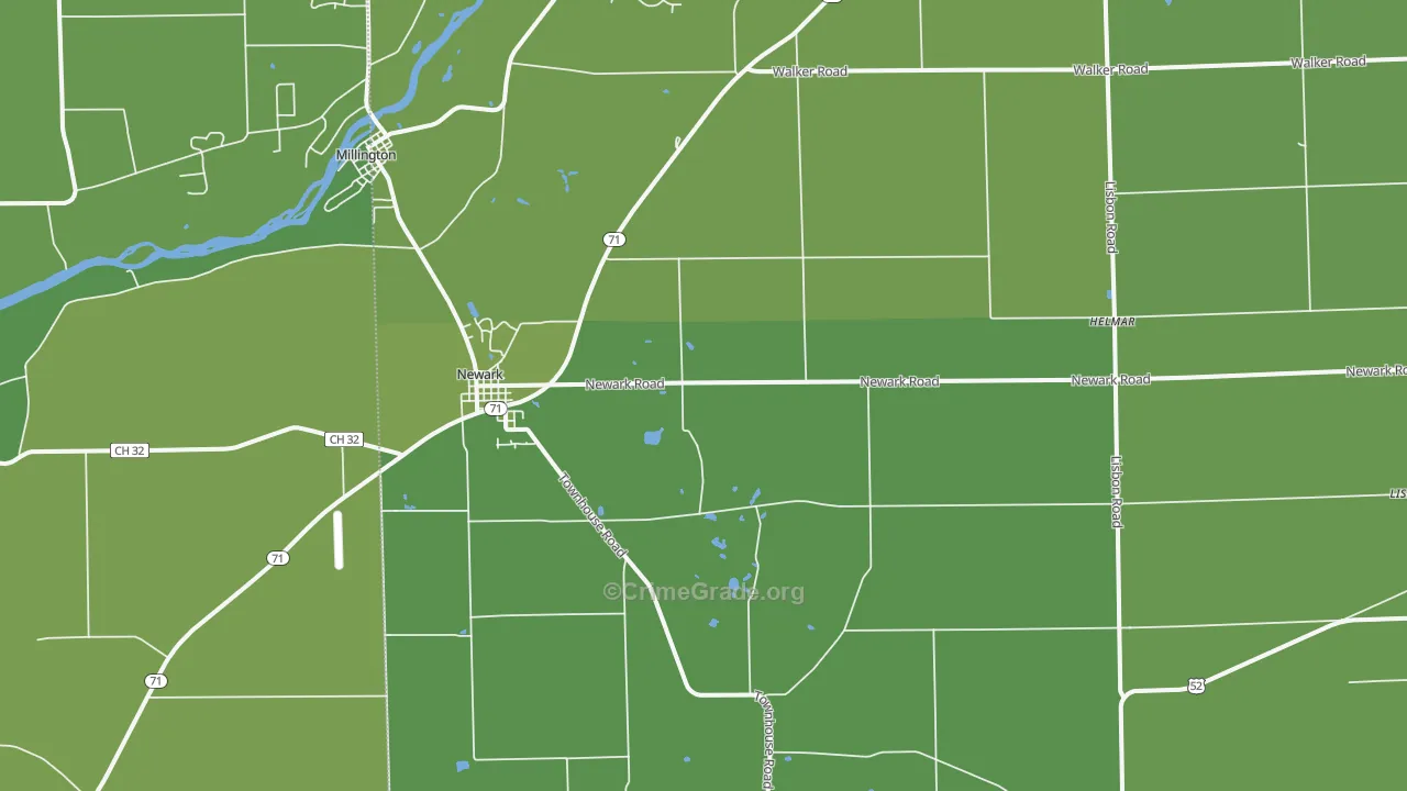 60541, IL Map of Vehicle Theft Rates