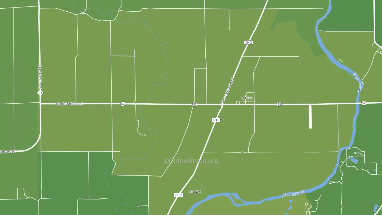 60549, IL Map of Vehicle Theft Rates