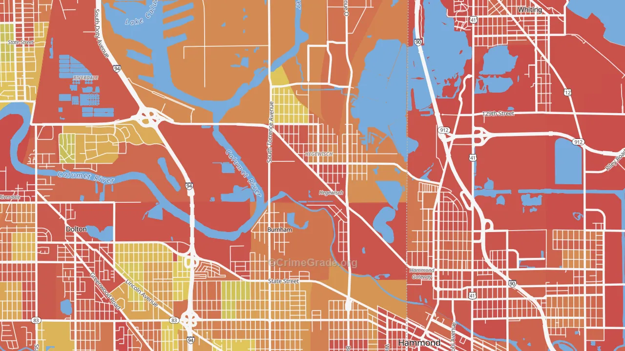60633, IL Map of Vehicle Theft Rates
