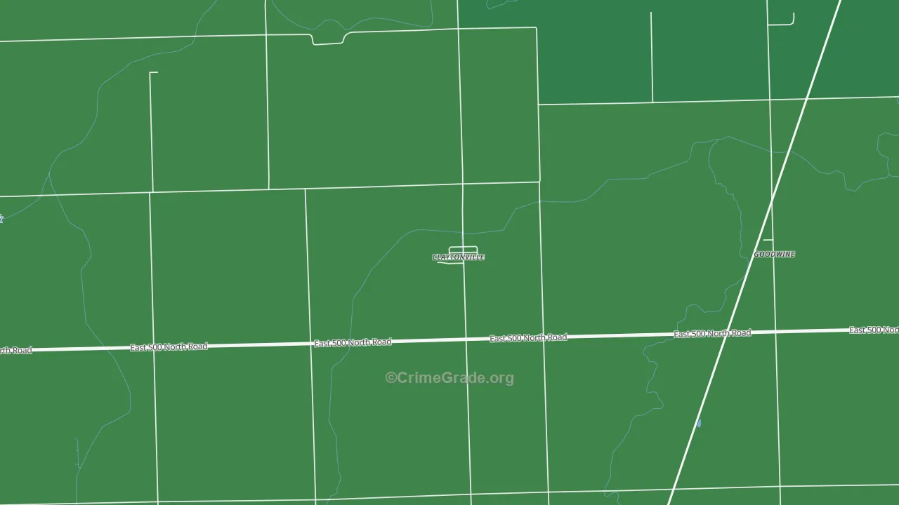 60926, IL Map of Vehicle Theft Rates