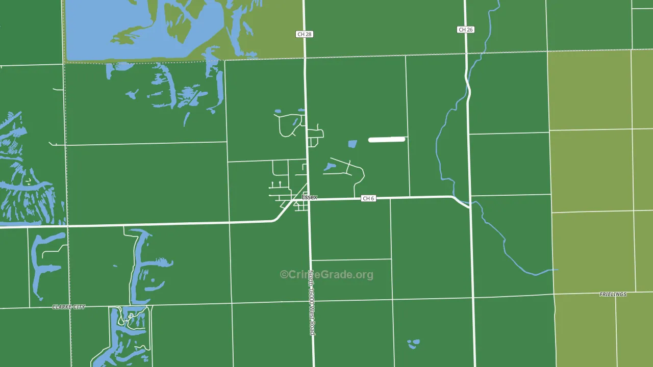 60935, IL Map of Vehicle Theft Rates
