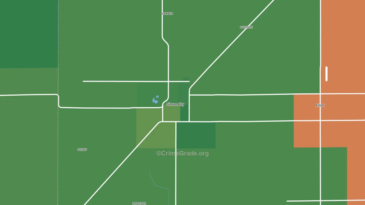 60936, IL Map of Vehicle Theft Rates