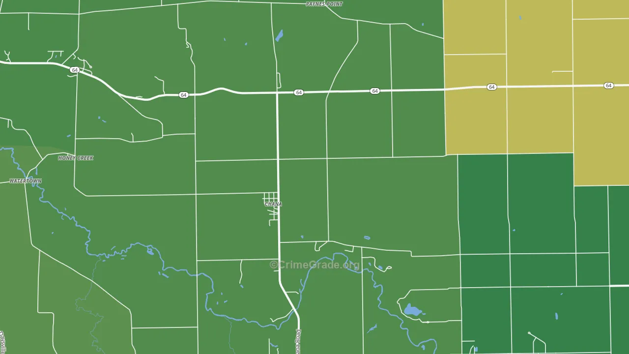 61015, IL Map of Vehicle Theft Rates