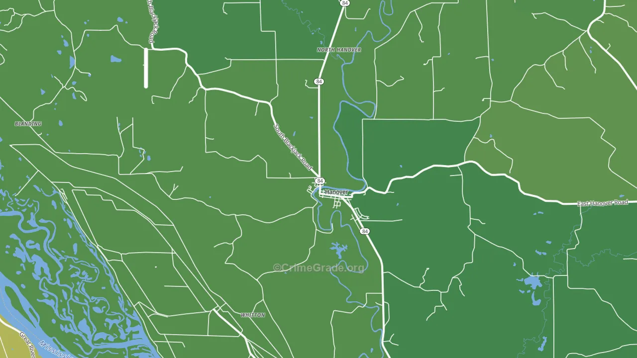 61041, IL Map of Vehicle Theft Rates