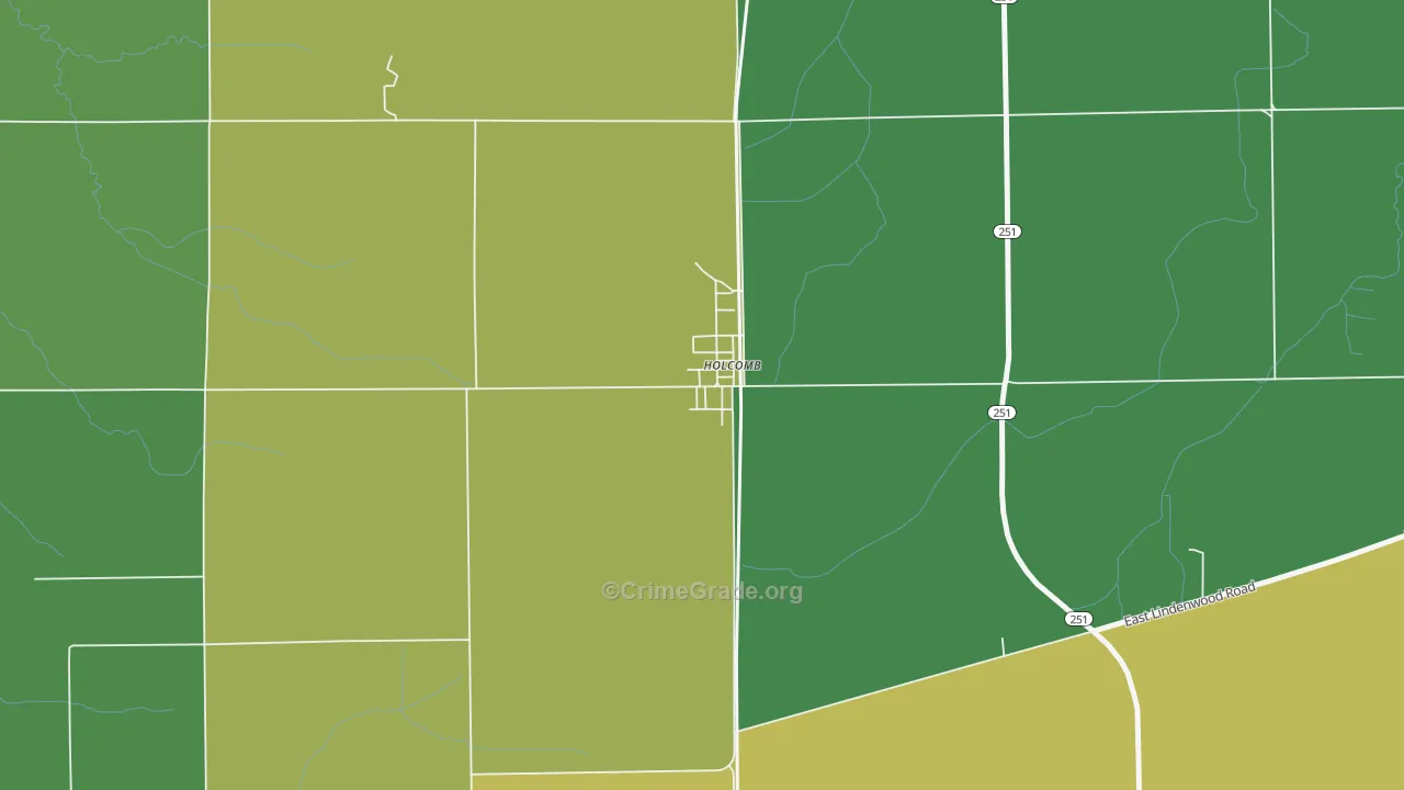 61043, IL Map of Vehicle Theft Rates