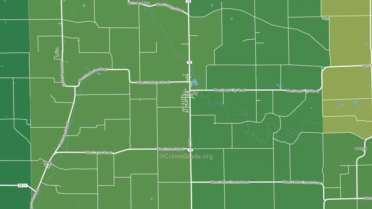 61062, IL Map of Vehicle Theft Rates