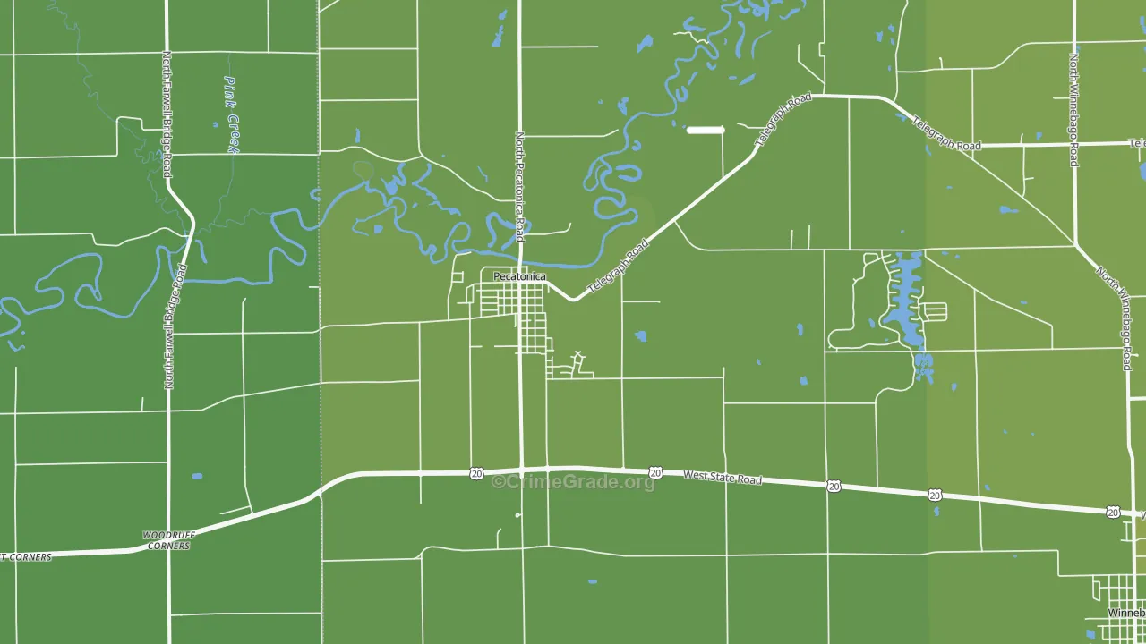 61063, IL Map of Vehicle Theft Rates
